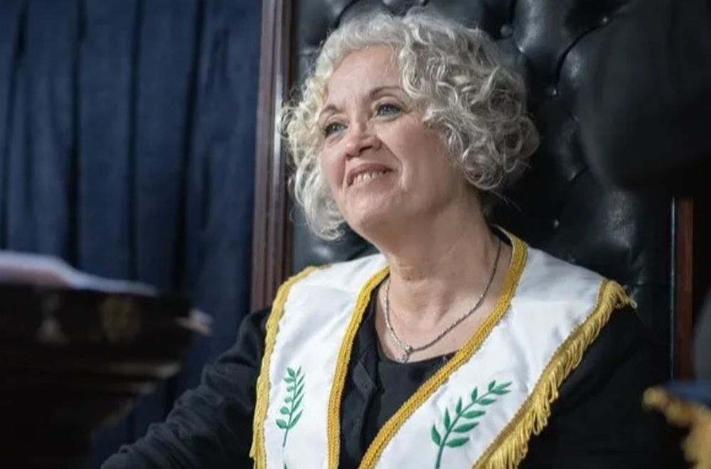María Elena Castillo, Gran Maestra de la Gran Logia Femenina Argentina.&nbsp;