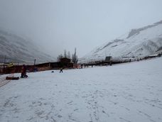 Los Puquios, todo nevado este 15 de julio