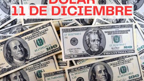 Está confirmado el precio que tendrá el dólar cuando abran los bancos este jueves 11 de diciembre