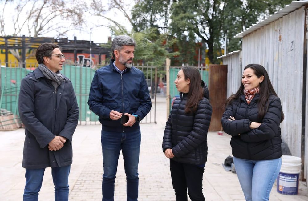 El intendente visitó los avances del nuevo Portal Alameda