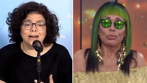 Carla Vizzotti y Moria Casán