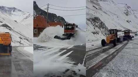 Complicado panorama en Alta Montaña: el paso a Chile permanece cerrado hasta nuevo aviso.