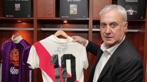 Norberto Beto Alonso, uno de los máximos ídolos de la rica historia de River Plate. / GENTILEZA