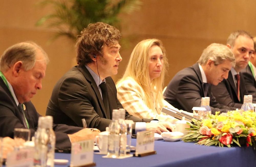 Javier Milei, durante su participación en el G-20.