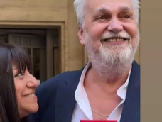 sorpresa en el rock: david lebon se caso con su manager y pareja tras 15 anos de amor