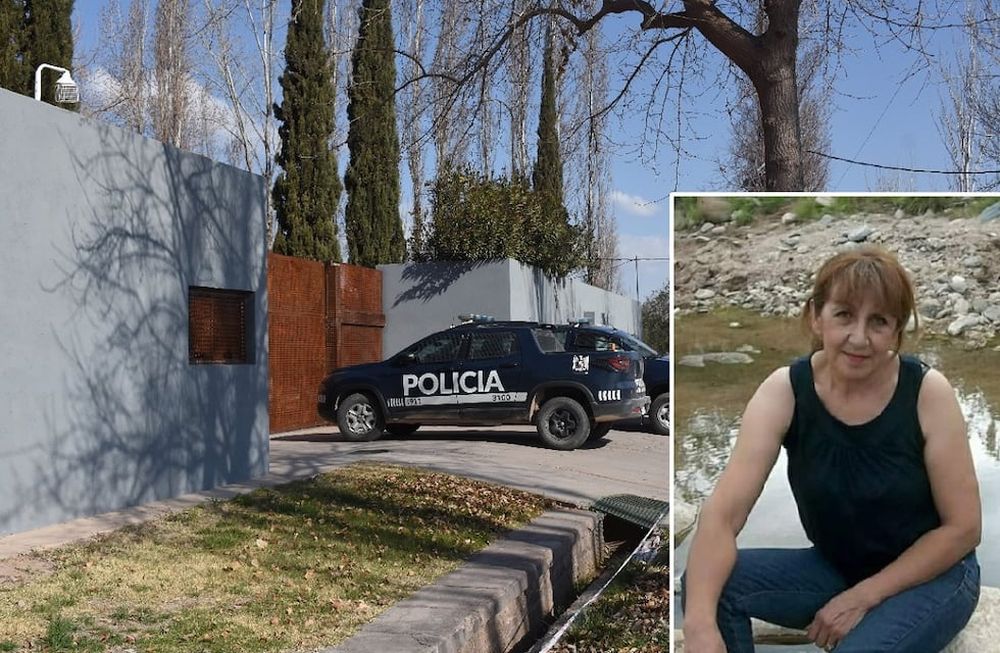 En la superficie del pozo de agua hallaron sangre. Unos 80 metros más abajo estaba el cadáver de la mujer asesinada. Foto: Prensa Ministerio de Seguridad