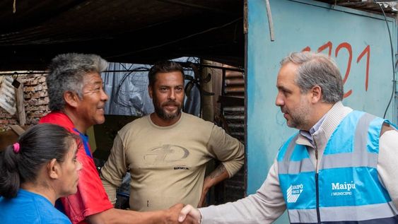 Amplio operativo territorial se realizó en zonas afectadas por las tormentas en Maipú