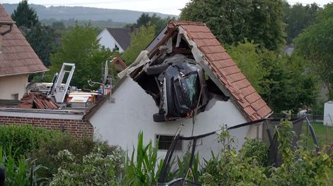 Insólito accidente en Alemania.