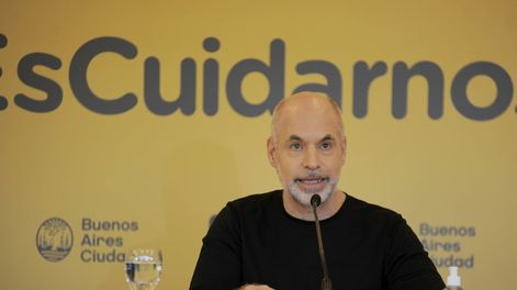 Los Andes | Horacio Rodriguez LarretaConferencia de prensa del gobierno de la ciudad. Foto Federico Lopez Claro