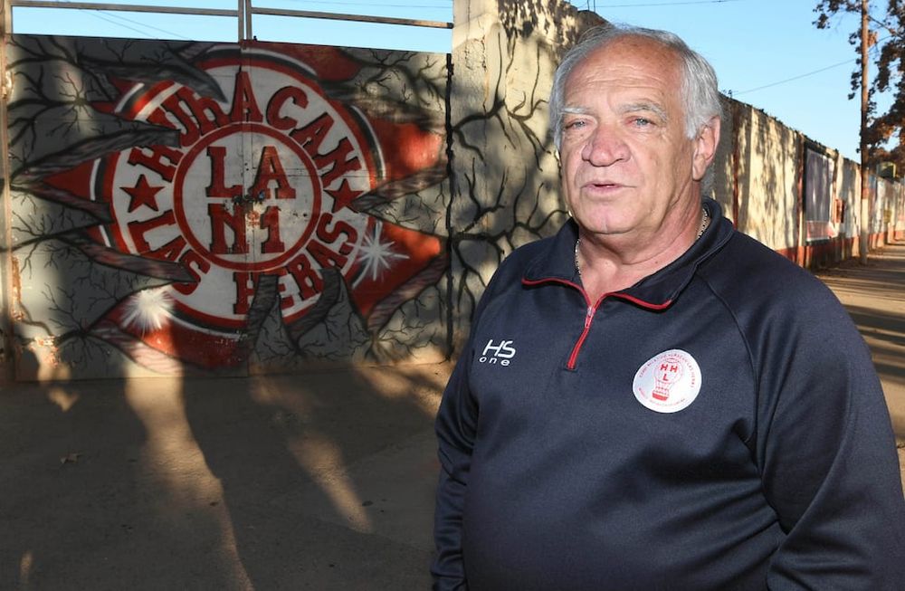 Rafael Giardini ex jugador de futbol y presidente del club de futbol de Huracan Las Heras. / José Gutiérrez