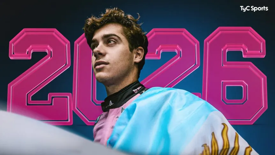 Franco Colapinto correrá en el 2026 en Alpine y será piloto titular.&nbsp;