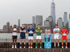 Rugby. Los capitanes de las ocho selecciones nacionales que competirán en una nueva fecha del Circuito Mundial de seven. Rugby. Los capitanes de las ocho selecciones nacionales que competirán en una nueva fecha del Circuito Mundial de seven.