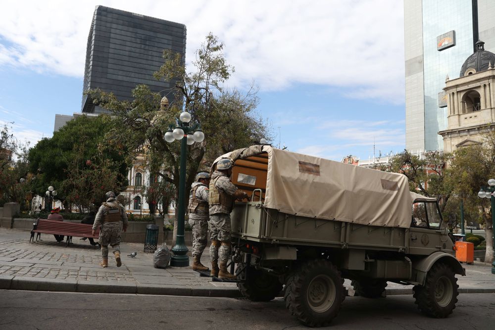 El Congreso de Bolivia autorizó la intervención de las Fuerzas Armadas en las protestas