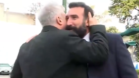 El saludo de la paz: Oneto y Burlando se reconciliaron en vivo tras su pelea durante el juicio por Maradona