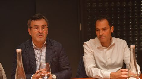 Martin Rapallini y Mauricio Badaloni en el encuentro de la UIA en Mendoza.