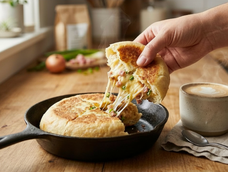 Animate a hacer esta receta de pan relleno para el desayuno.&nbsp;