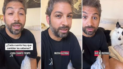 Dormir bien también es dormir limpio asegura Álvaro Fernández en TikTok.