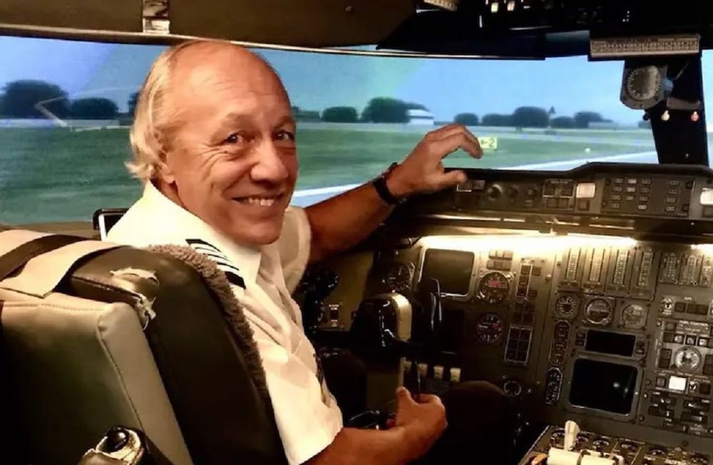 Jorge Polanco, ex piloto de Aerolíneas Argentinas que fue testigo de un OVNI en 1995 - Gentileza