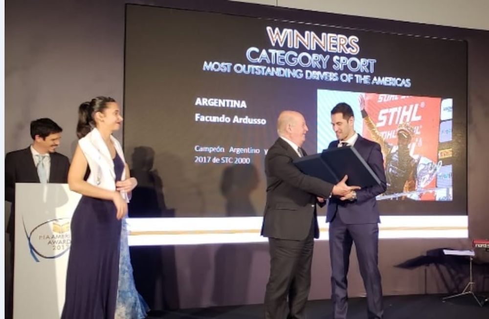 La FIA premió a Facundo Ardusso