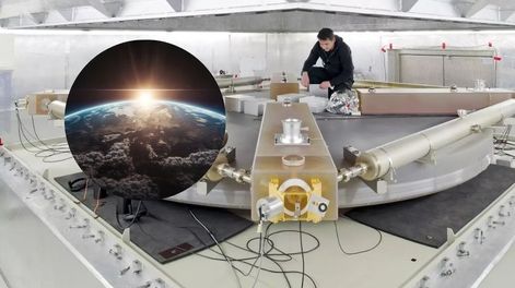 El giróscopo láser de anillo del Observatorio de Wettzell.