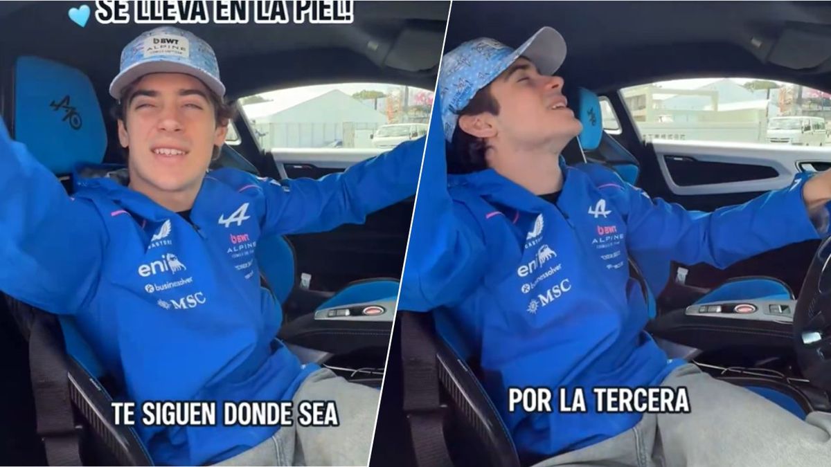 Polémica: Alpine censuró un video donde Colapinto cantaba una canción que mencionaba Malvinas