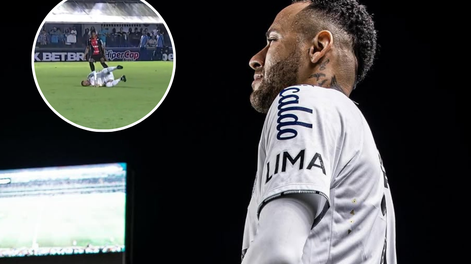 Neymar regresó al Santos de Brasil