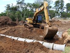 Obras cloacales con fondos del resarcimiento por la Promoción Industrial. 