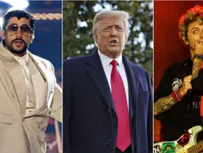 Donald Trump apuntó contr Bad Bunny y Green Day.