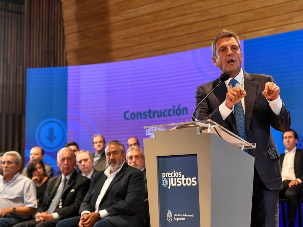 El ministro de Economía, Sergio Massa, anunció el viernes el nuevo programa de Precios Justos.