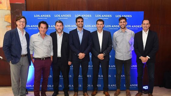 Diego Badaloni, Ariel Bernardi, Flavio Kristich, Gianni Badaloni, Juan Franco Badaloni, Leandro Bernardi y Mauricio Badaloni. Foto: Los Andes.
