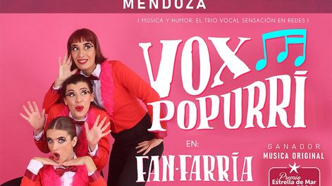Vox Popurrí llega a Mendoza con su espectáculo Fan-Farría: al latido de un compás