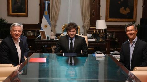 Reunión entre Javier Milei y John Murphy, presidente de Coca Cola.