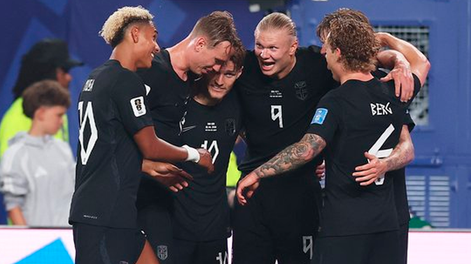 Haaland comandó la victoria de Noruega en un partidazo frente a Senegal.