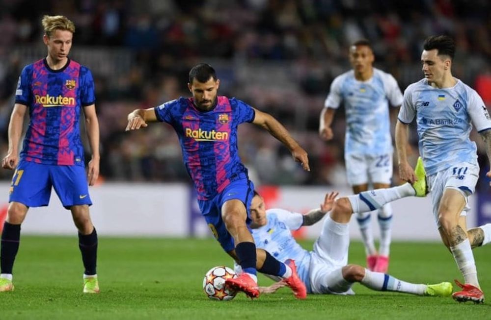Con unos minutos de Sergio Agüero, tras su debut oficial ante Valencia el último domingo, Barcelona le ganó 1-0 a Dinamo de Kiev. / Gentileza.