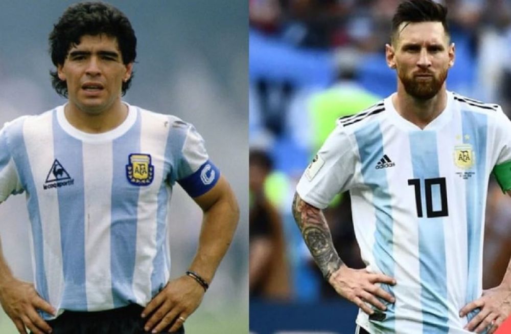 Messi el mejor de la historia para una revista inglesa y Maradona segundo.
