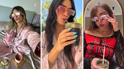 Juli Poggio, Lali Espósito y Nicki Nicole son algunas de las famosas argentinas posaron con los mismos anteojos.&nbsp;