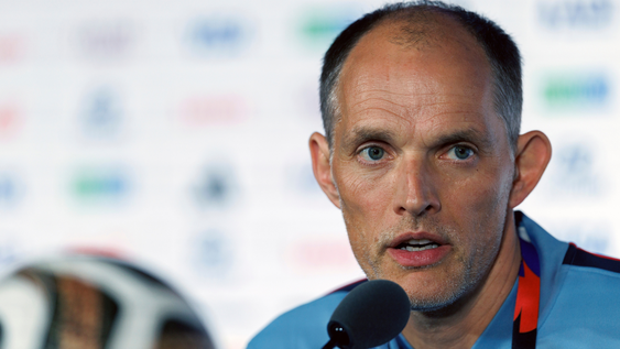 Thomas Tuchel, DT de Inglaterra en la previa al partido contra Argentina.