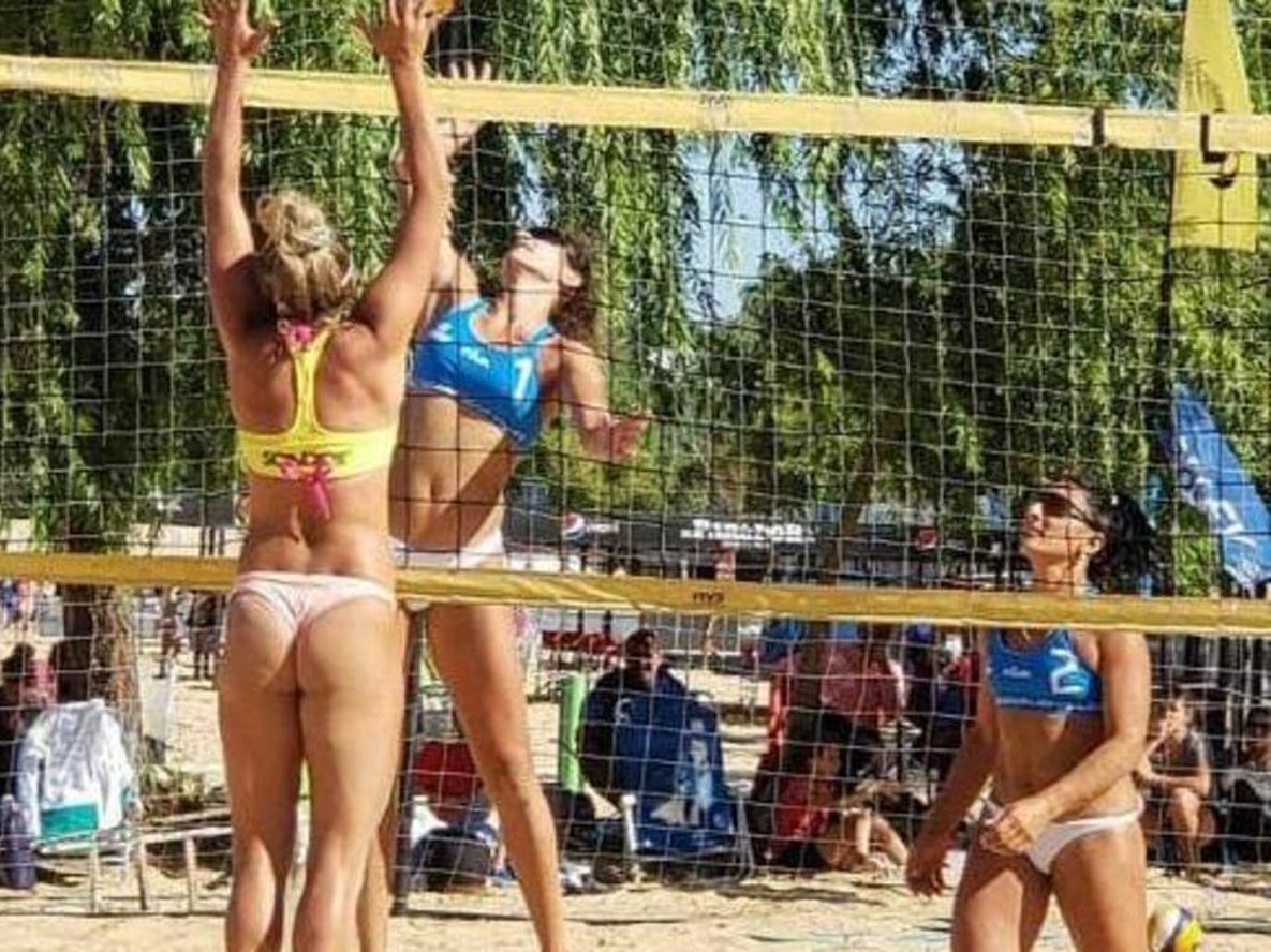 Las mendocinas brillaron en el torneo de Beach Voley.