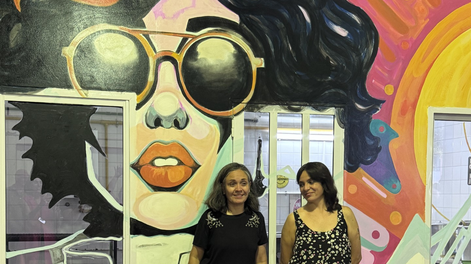 Mural en la Facultad de Ciencias Agrarias