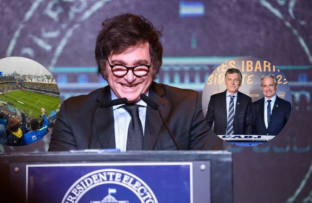 Javier Milei quiere volver a pisar la Bombonera