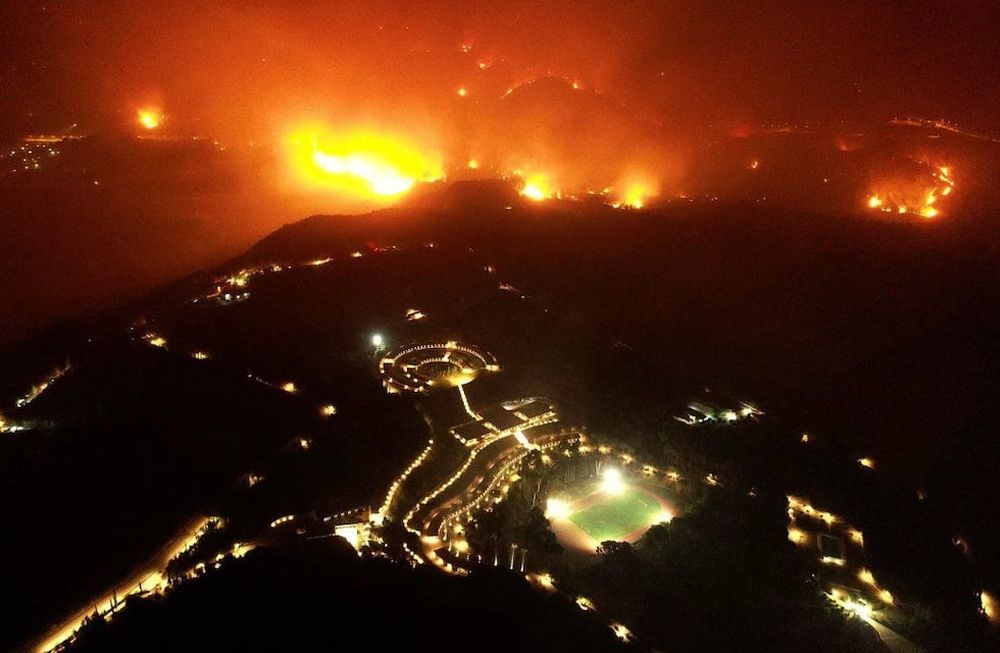 Devastadores incendios que llevan más de 7 días en Grecia. Archivo