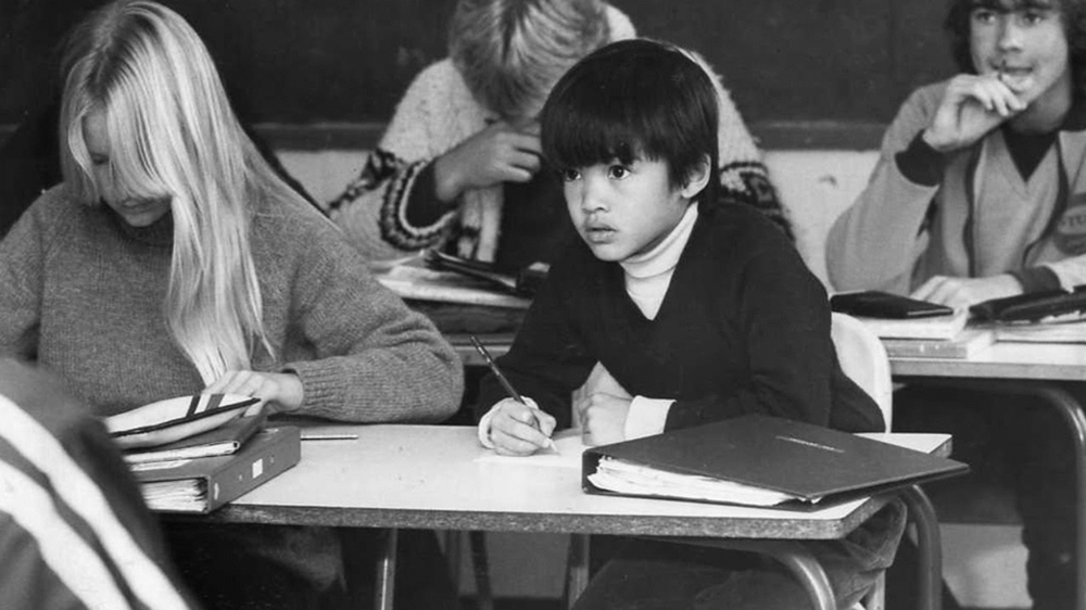 Terrence Tao cuando era niño en la universidad.