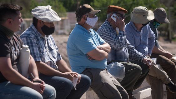 Los productores mendocinos continúan con su reclamo sobre el río Desaguadero. - Foto: Ignacio Blanco / Los Andes