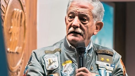 Brigadier Carlos Tomba, héroe de Malvinas