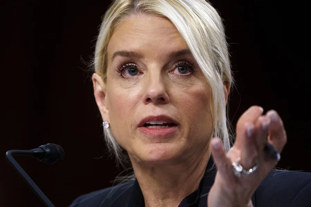 La fiscal general de Estados Unidos, Pam Bondi, testifica ante una audiencia del Comité Judicial del Senado en el Capitolio de Estados Unidos, Washington D.C.   