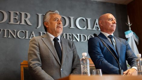 El gobernador Alfredo Cornejo respaldó la gestión del presidente de la Suprema Corte de Justicia, Dalmiro Garay.&nbsp;