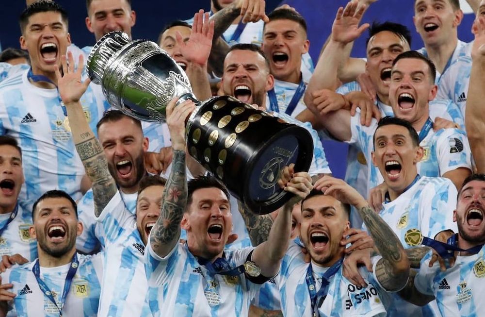 Argentina llegará a la Copa del Mundo como campeón de la Copa América. (AP)