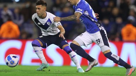Lucas Janson, el único jugador argetino en el equipo ideal de la Copa Libertadores. (Prensa Vélez)