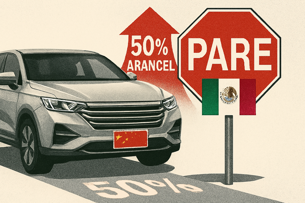 México intenta frenar el ingreso de autos desde China.