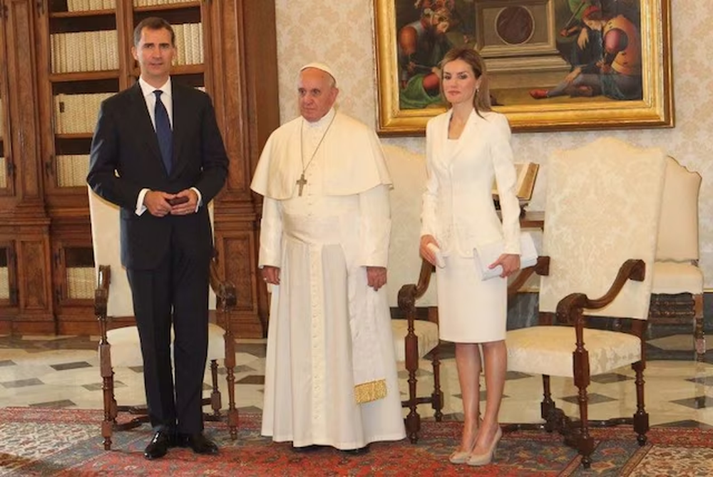 Las diferentes realezas despidieron al Papa Francisco. 